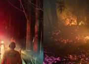 Kebakaran hutan kawasan Danau Toba meluas